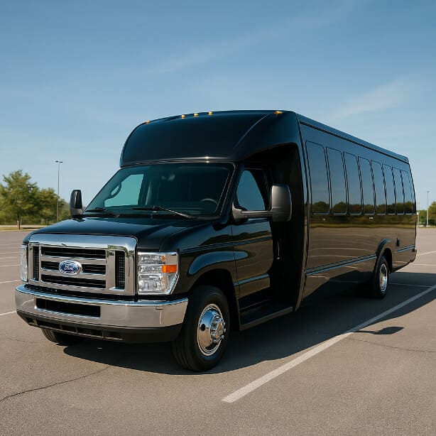 Fairfield Shuttle Bus Rentals 18 Passenger Shuttle Bus