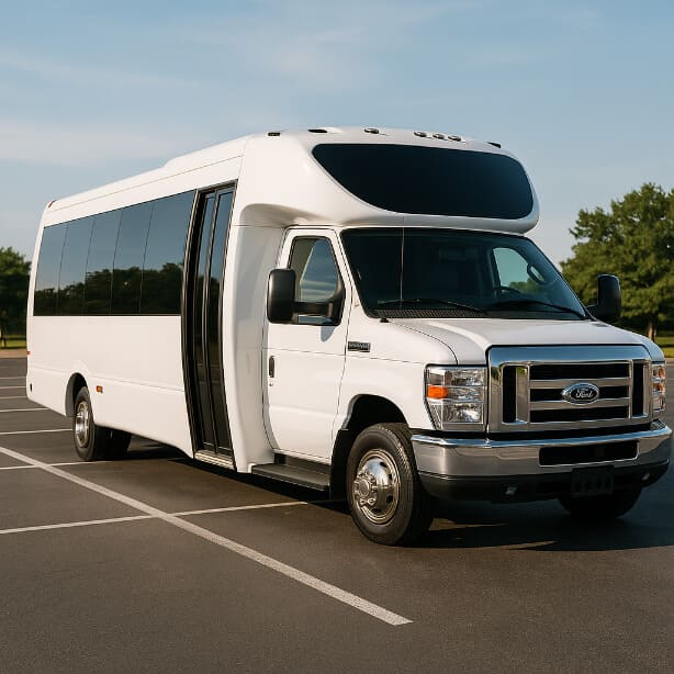 Fairfield Shuttle Bus Rentals 20 Passenger Shuttle Bus