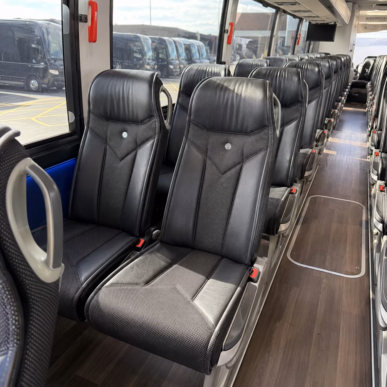 fairfield charter bus interior gallery
