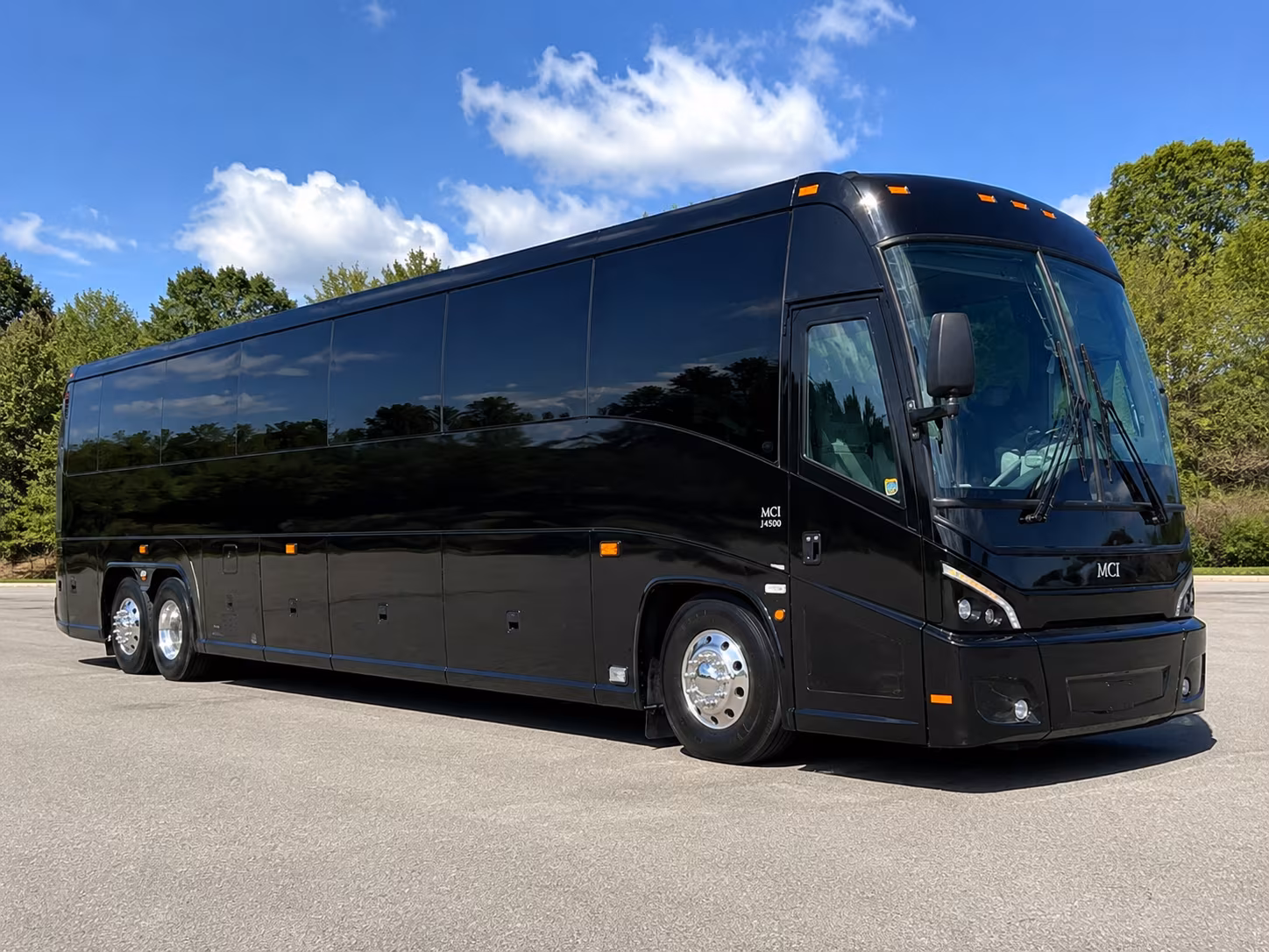 fairfield charter bus services exterior