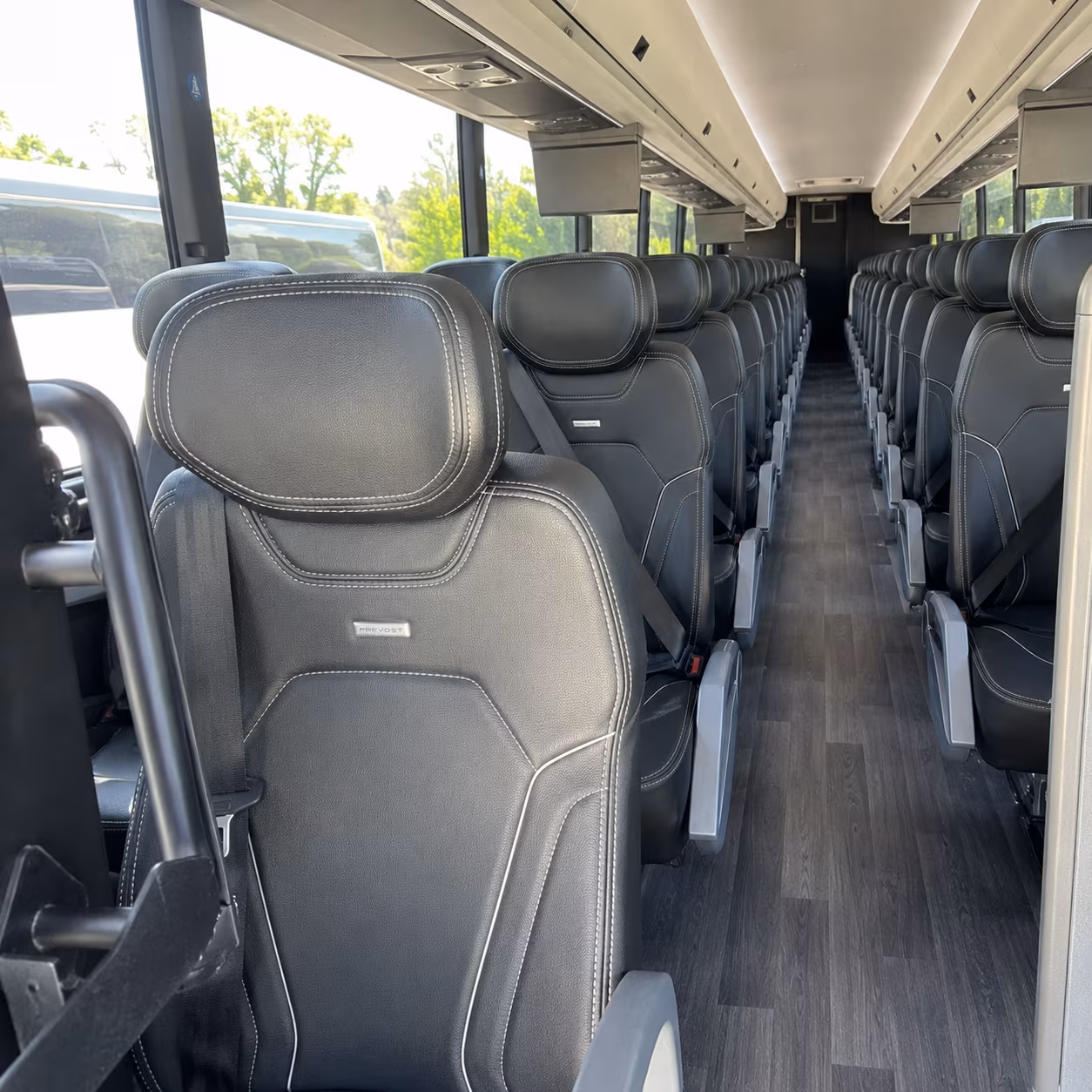 fairfield charter bus services inside
