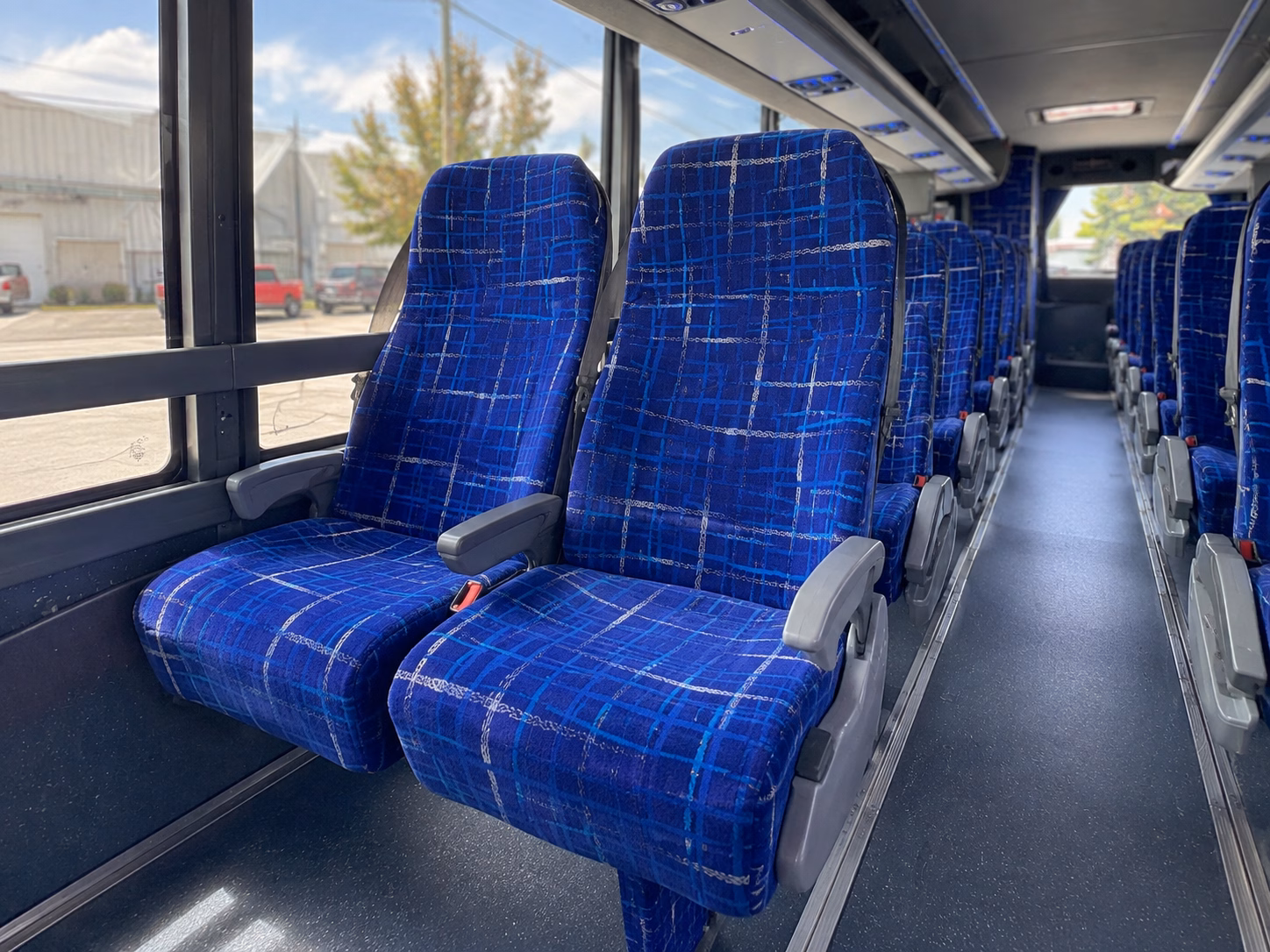 fairfield charter bus services interior